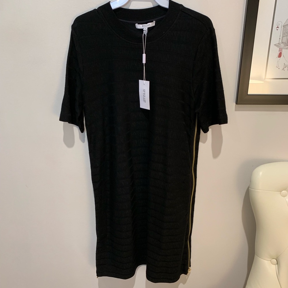 ❌SOLD❌ Derek Lam Tee Shirt Dress Black - Picture 2 of 7